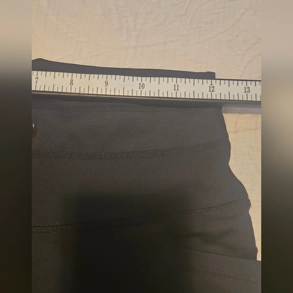 POPFLEX Black High-Rise Bike Shorts with Side Pocket - Picture 8 of 8